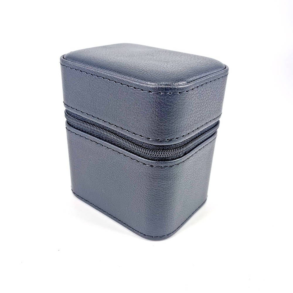 Rothwell 1 Watch & Jewelry‎ Travel Case (BLACK / RUST) Sturdy